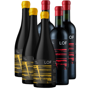 Caja de 3 botellas LOF CS 2022 y 3 LOF SY 2022